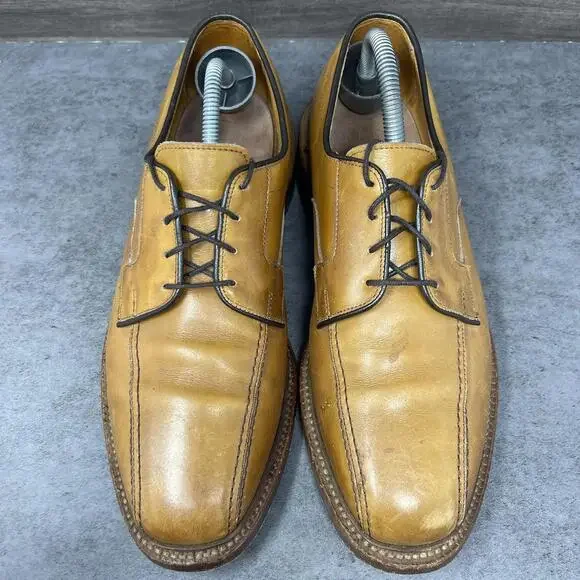 Allen Edmonds Hillcrest Shoes Mens Size 7.5 Brown Leather Dress Oxford